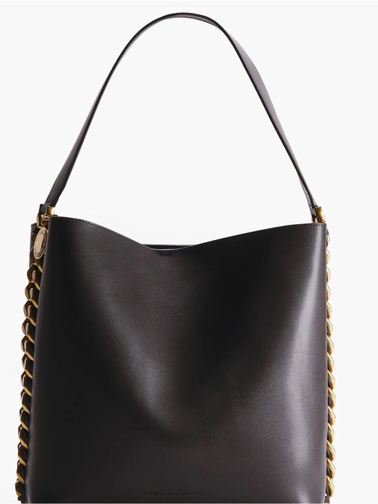 Stella McCartney Handbags - Stella McCartney and H&M collaboration Black Shoulder Bag with Gold Chain Sides